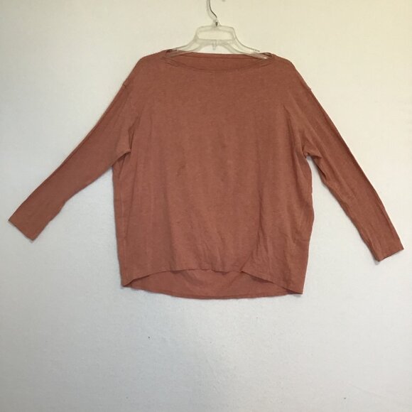 Lululemon Back In Action Long Sleeve Desert Sun Size M - Picture 6 of 8